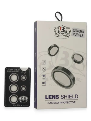 Newface Samsung Galaxy S24 Ultra Bilvis Titan Kamera Lens - Derin Mor