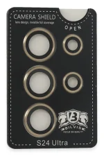 Newface Samsung Galaxy S24 Ultra Bilvis Titan Kamera Lens - Gold - Görsel 2