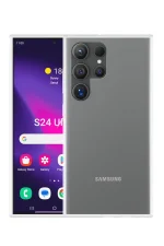 Newface Samsung Galaxy S24 Ultra Kılıf Lüx Şeffaf Silikon - Görsel 2