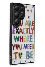 Newface Samsung Galaxy S24 Ultra Kılıf Mirror Desenli Kapak - Mirror - 10