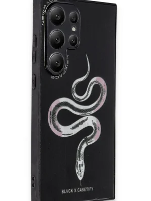 Newface Samsung Galaxy S24 Ultra Kılıf Mirror Desenli Kapak - Mirror - 13