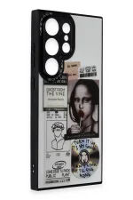 Newface Samsung Galaxy S24 Ultra Kılıf Mirror Desenli Kapak - Mirror - 2 - Görsel 2