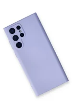 Newface Samsung Galaxy S24 Ultra Kılıf Nano içi Kadife Silikon - Lila - Görsel 3