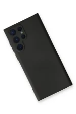 Newface Samsung Galaxy S24 Ultra Kılıf Nano içi Kadife Silikon - Siyah - Görsel 3