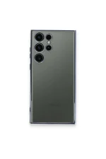 Newface Samsung Galaxy S24 Ultra Kılıf Razer Lensli Silikon - Gold
