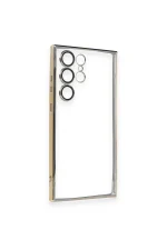 Newface Samsung Galaxy S24 Ultra Kılıf Razer Lensli Silikon - Gümüş - Görsel 2