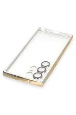 Newface Samsung Galaxy S24 Ultra Kılıf Razer Lensli Silikon - Gümüş - Görsel 4