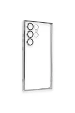 Newface Samsung Galaxy S24 Ultra Kılıf Razer Lensli Silikon - Mor - Görsel 2