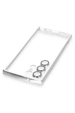 Newface Samsung Galaxy S24 Ultra Kılıf Razer Lensli Silikon - Mor - Görsel 4