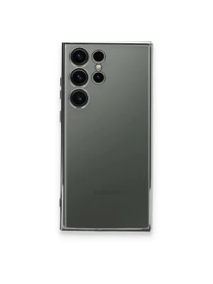 Newface Samsung Galaxy S24 Ultra Kılıf Razer Lensli Silikon - Mor