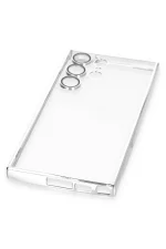 Newface Samsung Galaxy S24 Ultra Kılıf Razer Lensli Silikon - Mor - Görsel 5