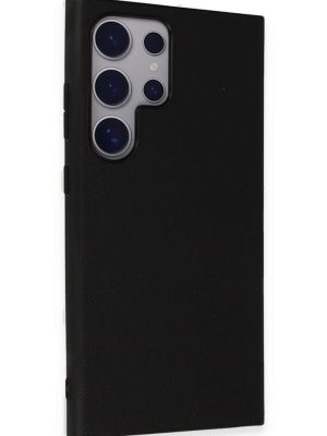 Newface Samsung Galaxy S24 Ultra Kılıf Taft Kapak - Siyah