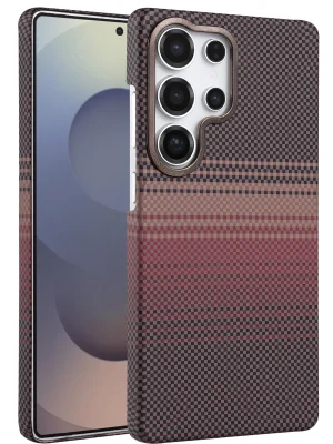 Newface Samsung Galaxy S24 Ultra Vega Magsafe Kapak - Çöl Titanyum