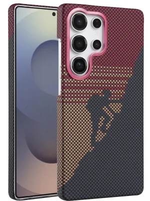 Newface Samsung Galaxy S24 Ultra Vega Magsafe Kapak - Kırmızı