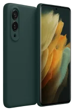 Newface Samsung Galaxy S25 Edge First Silikon - Koyu Yeşil