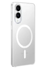 Newface Samsung Galaxy S25 Edge Kılıf PC Zara Magsafe Şeffaf Kılıf - Şeffaf - Görsel 2