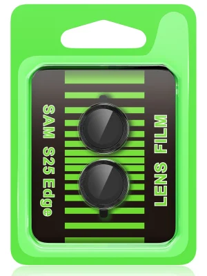 Newface Samsung Galaxy S25 Edge Raze Metal Kamera Lens - Siyah