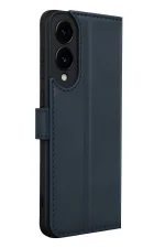 Newface Samsung Galaxy S25 Edge Trend S Plus Kapaklı Kılıf - Lacivert - Görsel 3