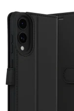 Newface Samsung Galaxy S25 Edge Trend S Plus Kapaklı Kılıf - Siyah - Görsel 4