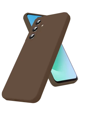 Newface Samsung Galaxy S25 FE First Silikon - Kahverengi