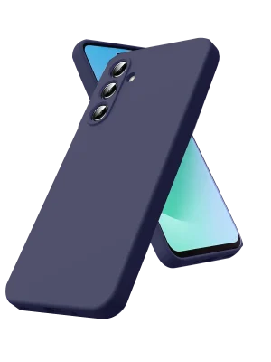 Newface Samsung Galaxy S25 FE Nano içi Kadife Silikon - Lacivert