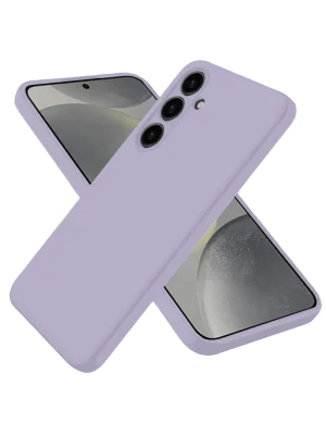 Newface Samsung Galaxy S25 Kılıf Nano içi Kadife Silikon - Lila