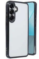 Newface Samsung Galaxy S25 Kılıf Razer Lensli Silikon - Siyah