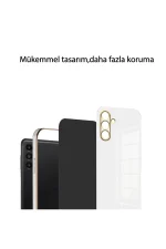 Newface Samsung Galaxy S25 Kılıf Volet Silikon - Mavi - Görsel 4