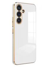 Newface Samsung Galaxy S25 Plus Kılıf Volet Silikon - Beyaz