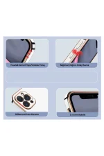 Newface Samsung Galaxy S25 Plus Kılıf Volet Silikon - Pembe - Görsel 3