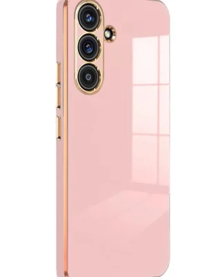 Newface Samsung Galaxy S25 Plus Kılıf Volet Silikon - Pembe