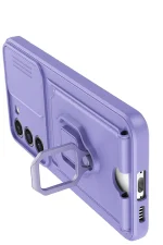 Newface Samsung Galaxy S25 Plus Kılıf Zuma Kartvizitli Yüzüklü Silikon - Yeşil - Görsel 2