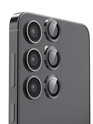 Newface Samsung Galaxy S25 Plus Raze Metal Kamera Lens - Siyah