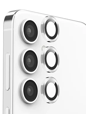 Newface Samsung Galaxy S25 Raze Metal Kamera Lens - Gümüş