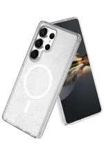 Newface Samsung Galaxy S25 Ultra Glow Magsafe Kapak - Şeffaf