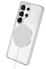 Newface Samsung Galaxy S25 Ultra Glow Magsafe Kapak - Şeffaf - Görsel 3