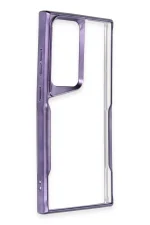 Newface Samsung Galaxy S25 Ultra Kılıf Boyi Silikon Kapak - Derin Mor - Görsel 2