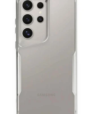 Newface Samsung Galaxy S25 Ultra Kılıf Boyi Silikon Kapak - Gümüş