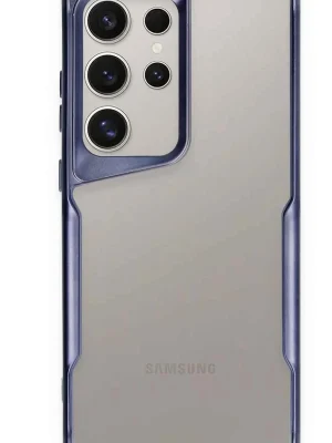 Newface Samsung Galaxy S25 Ultra Kılıf Boyi Silikon Kapak - Lacivert