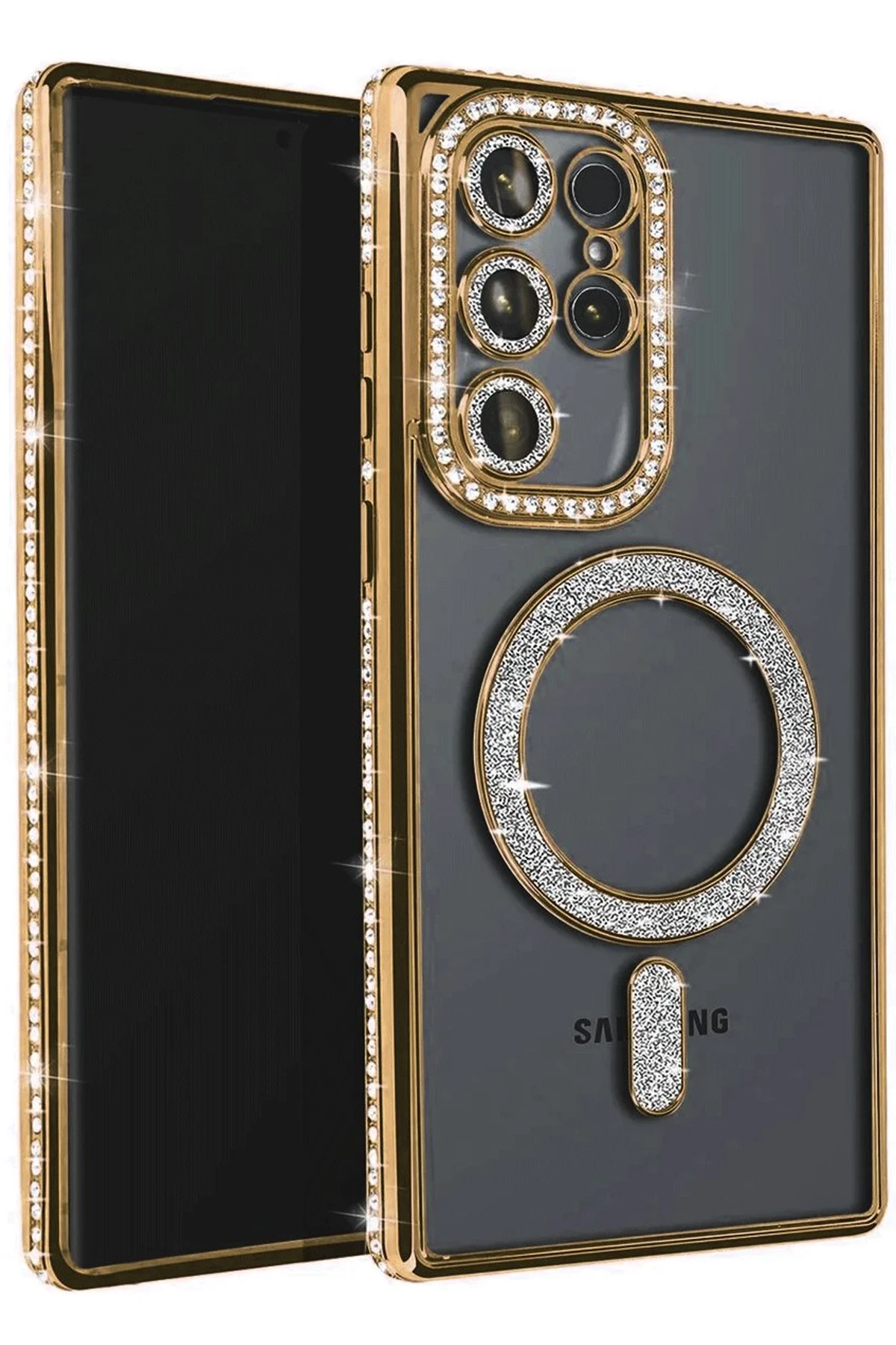 newface-samsung-galaxy-s25-ultra-kilif-joke-simli-magneticsafe-kilif-gold-default.webp Newface Samsung Galaxy S25 Ultra Kılıf Joke Simli Magneticsafe Kılıf - Gold - Görsel 1