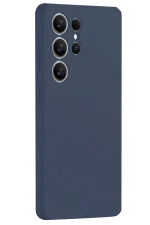 Newface Samsung Galaxy S25 Ultra Kılıf Nano içi Kadife Silikon - Lacivert - Görsel 2