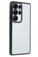 Newface Samsung Galaxy S25 Ultra Kılıf Razer Lensli Silikon - Siyah - Görsel 2