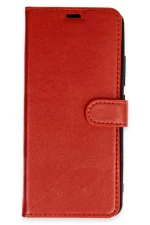 Newface Samsung Galaxy S25 Ultra Kılıf Trend S Plus Kapaklı Kılıf - Kırmızı - Görsel 2