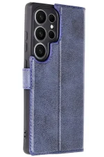 Newface Samsung Galaxy S25 Ultra Kılıf Trend S Plus Kapaklı Kılıf - Lacivert