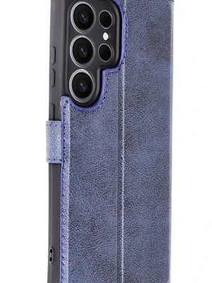 Newface Samsung Galaxy S25 Ultra Kılıf Trend S Plus Kapaklı Kılıf - Lacivert