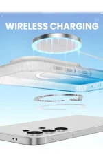 Newface Samsung Galaxy S25 Ultra Pummel Shiny Magsafe Kapak - Gold - Görsel 4