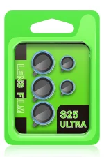 Newface Samsung Galaxy S25 Ultra Raze Metal Kamera Lens - Mavi