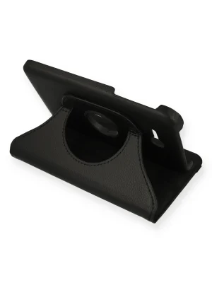 Newface Samsung Galaxy T110 / T113 Tab 3 Lite 7 Kılıf 360 Tablet Deri Kılıf - Siyah