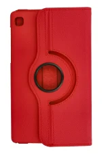 Newface Samsung Galaxy T220 Tab A7 Lite 8.7 Kılıf 360 Tablet Deri Kılıf - Kırmızı - Görsel 3