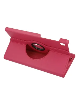 Newface Samsung Galaxy T220 Tab A7 Lite 8.7 Kılıf 360 Tablet Deri Kılıf - Pembe